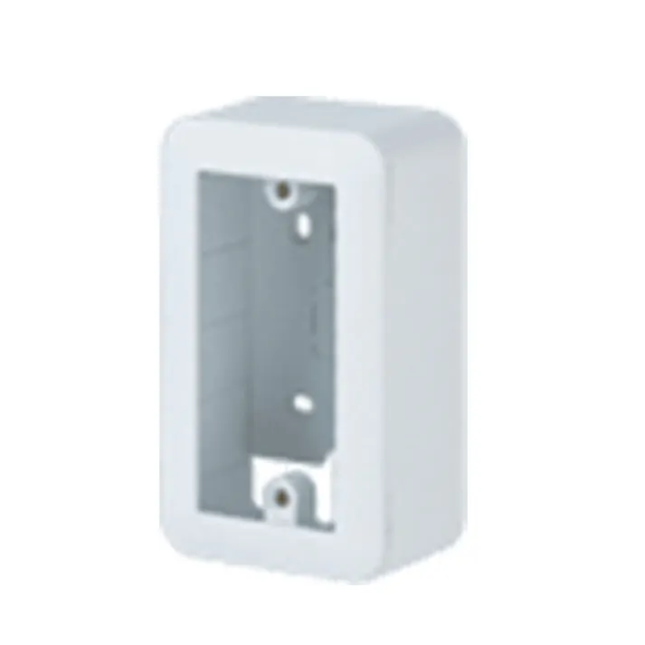 パナソニック コスモシリーズワイド21 露出増設ボックス スイッチ1連用 ラウンド ホワイト 高さ48mm WVC7101W