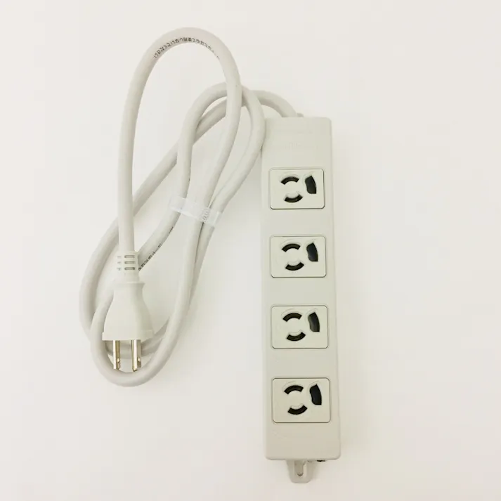 パナソニック OAタップ 接地15A抜け止め形 4コ口 マグネット付 15A 125V グレー WCH2414H