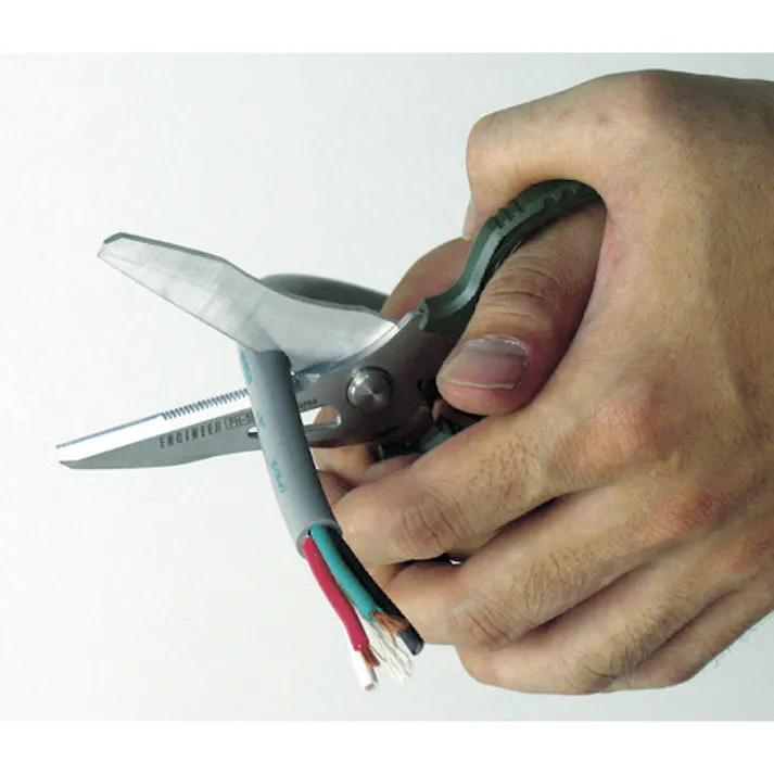 【CAINZ-DASH】エンジニア 鉄腕ハサミGTギガレッド PH-55GCR【別送品】