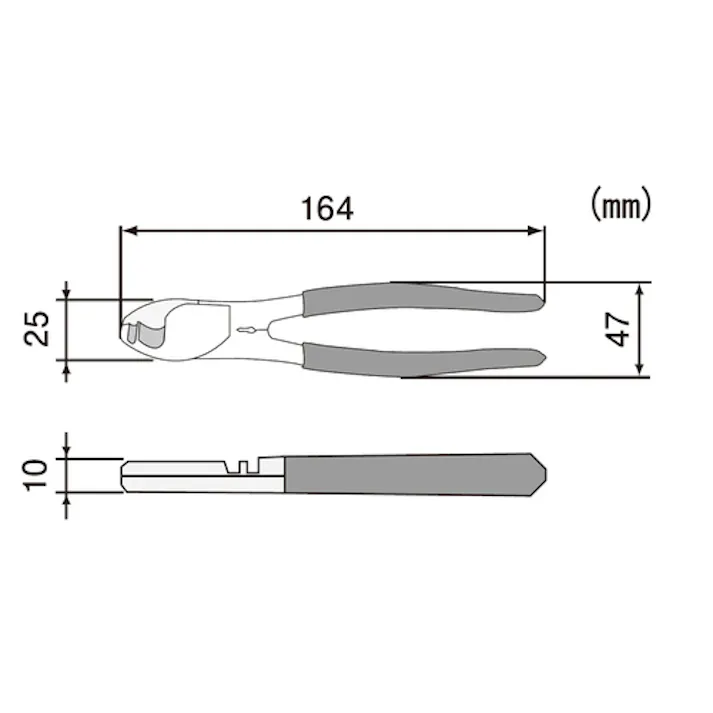 【CAINZ-DASH】エンジニア ケーブルカッター PK-50【別送品】