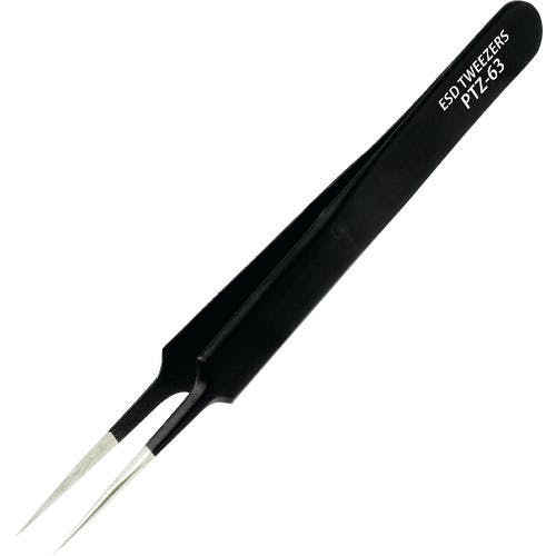 【CAINZ-DASH】エンジニア ＥＳＤピンセット（極細タイプ） PTZ-63【別送品】