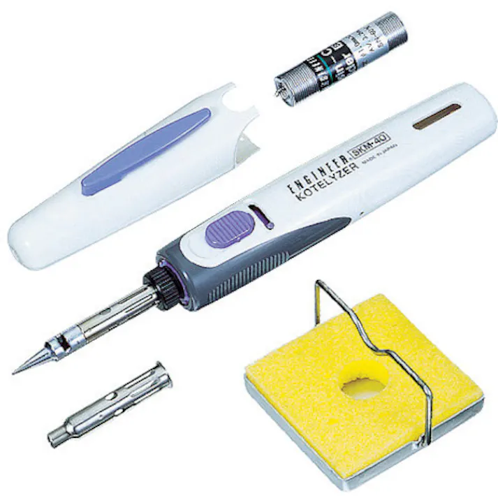 【CAINZ-DASH】エンジニア ガス式コードレスはんだこて コテライザー SKM-40【別送品】