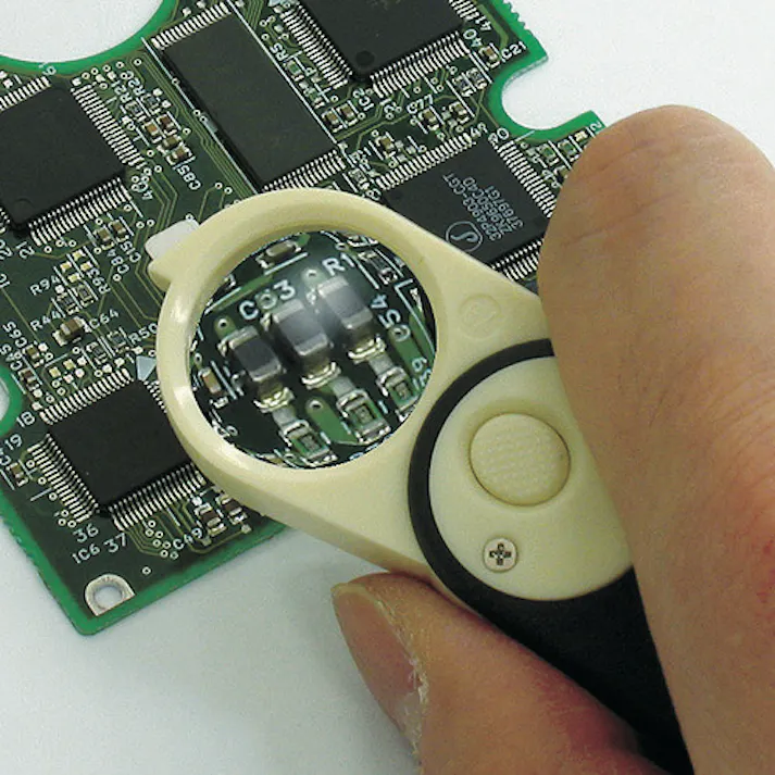 【CAINZ-DASH】エンジニア LEDポケットルーペ SL-47【別送品】