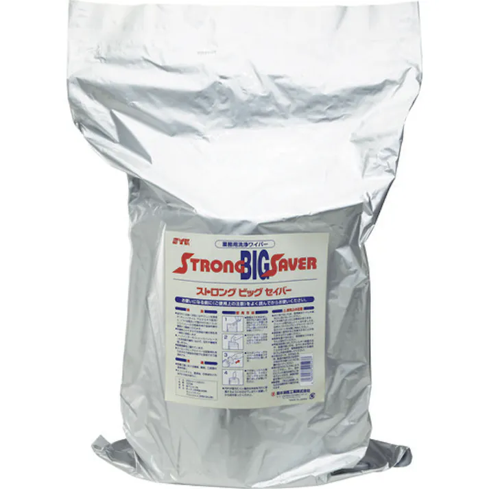 【CAINZ-DASH】鈴木油脂工業 ウェットワイパー ストロングビッグセイバー詰替(機工用)(300枚入り) S-9733【別送品】