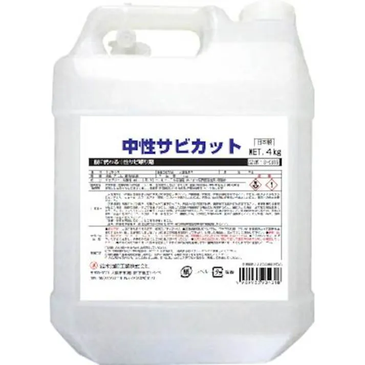 【CAINZ-DASH】鈴木油脂工業 サビ取り剤 中性サビカット 4kg S-9815【別送品】