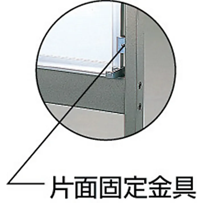 【CAINZ-DASH】トラスコ中山 片面移動ボード スチール製ホワイトボード 白 900X1200 MG-412【別送品】