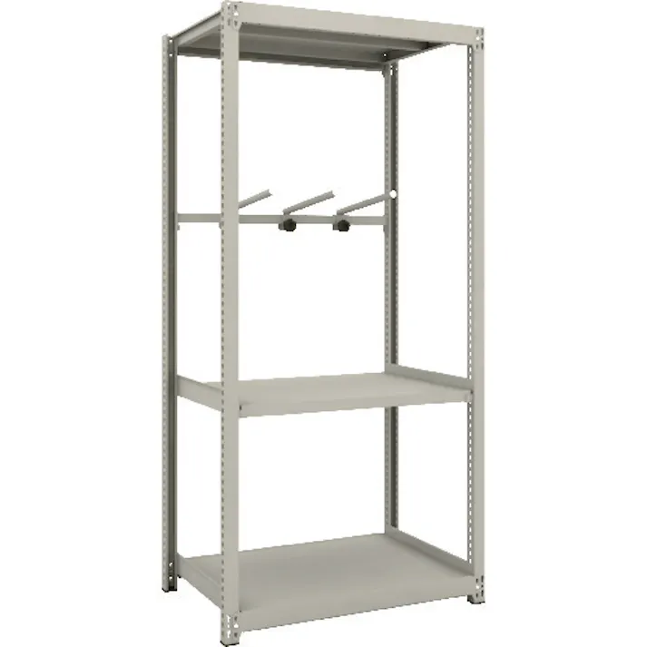 【CAINZ-DASH】トラスコ中山 スチールラック M2型軽中量棚 860X600XH1800 3段 アーム1段 単体 M2-6363-A1【別送品】