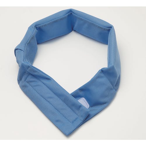 CAINZ-DASH】トラスコ中山 やわらかネッククーラー ブルー（不凍保冷剤