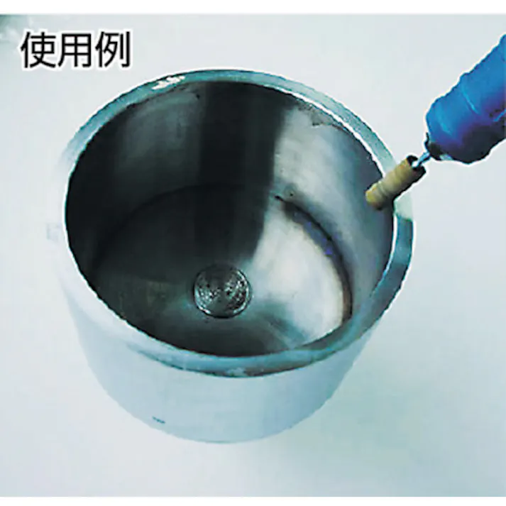 【CAINZ-DASH】トラスコ中山 高耐久ゴム軸付砥石 Φ4X幅13X軸3 #120 10本入 LB1204M【別送品】