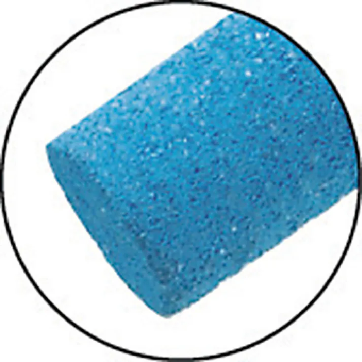 【CAINZ-DASH】トラスコ中山 高耐久ゴム軸付砥石 Φ4X幅13X軸3 #120 10本入 LB1204M【別送品】