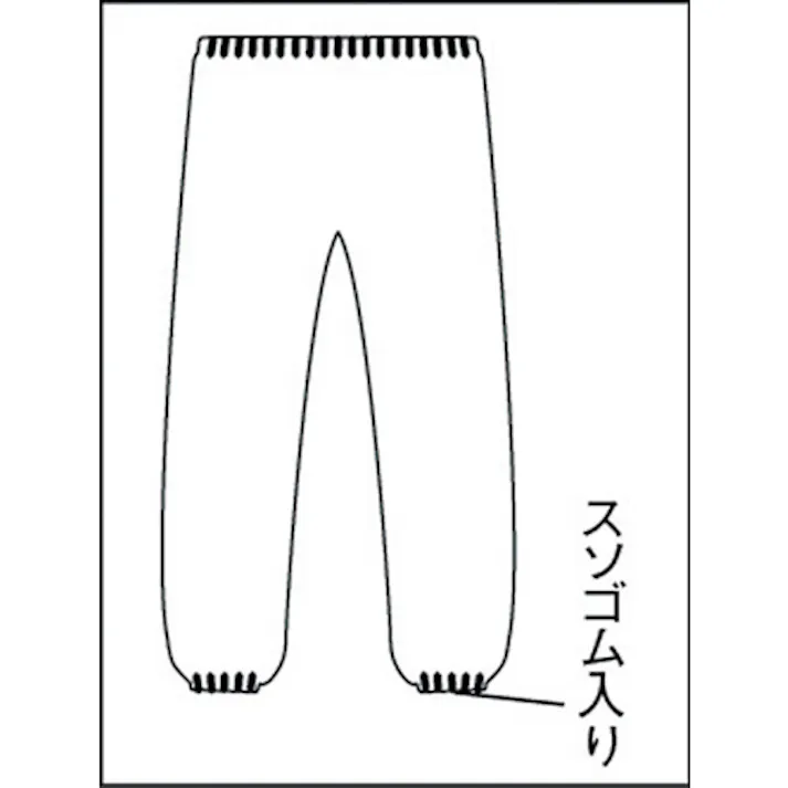 【CAINZ-DASH】トラスコ中山 タイベック製作業服 ズボン DPM-301【別送品】