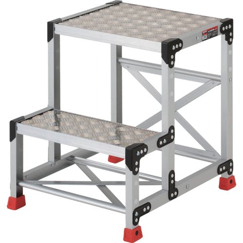 トラスコ中山 作業用踏台 アルミ製・縞板タイプ 天板寸法500X400XH600 TSFC-256 作業台 トラスコ中山 作業用踏台 アルミ製・縞板タイプ 天板寸法500X400XH600 TSFC-256 作業台