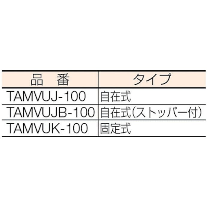 【CAINZ-DASH】トラスコ中山 ブルコランエアーキャスター　自在ストッパー付　Φ１００【別送品】