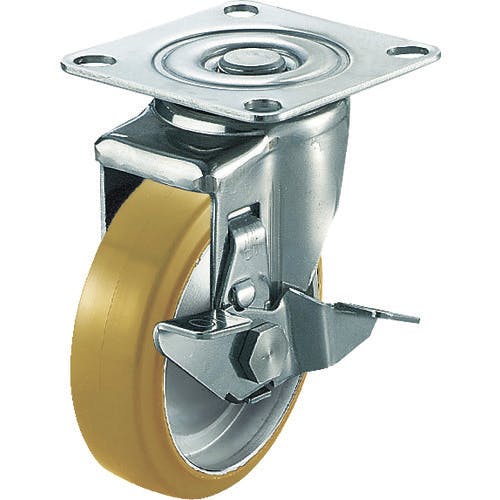 CAINZ-DASH】トラスコ中山 ブルコランステンレスキャスター 自在