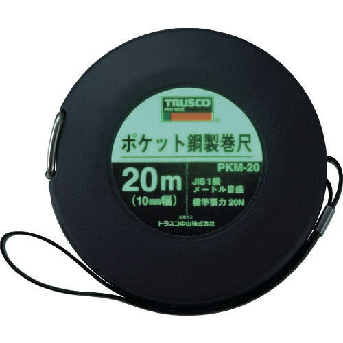 CAINZ-DASH】トラスコ中山 ポケット鋼製巻尺 スチール 10m