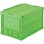 【CAINZ-DASH】トラスコ中山 オリコン　薄型折りたたみコンテナ　５０Ｌ　ロックフタ付　グリーン TR-C50B【別送品】