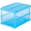 【CAINZ-DASH】トラスコ中山 オリコン　薄型折りたたみコンテナ　スケルコン　５０Ｌ　ロックフタ付　透明ブルー TSK-C50B【別送品】