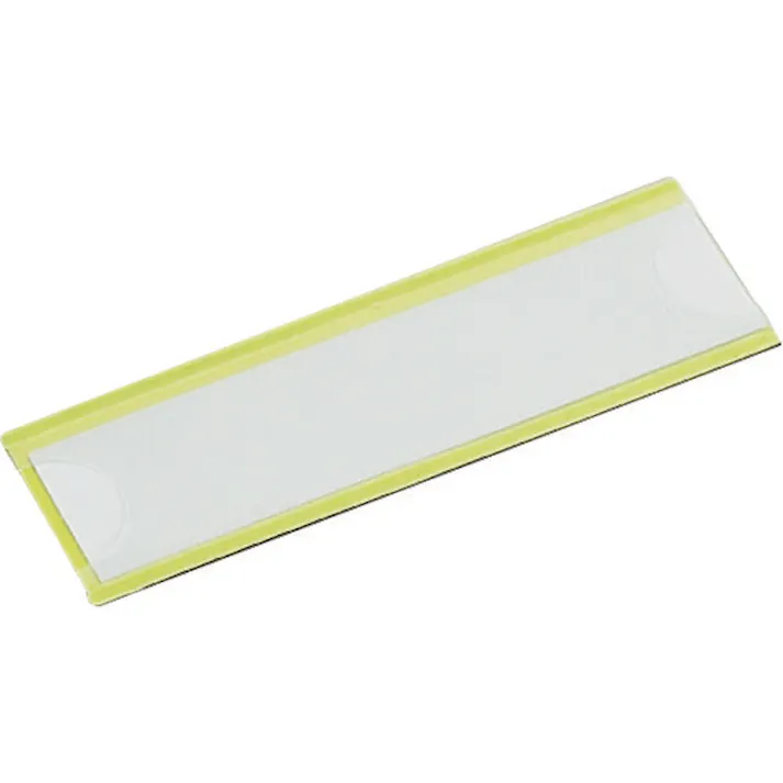 【CAINZ-DASH】トラスコ中山 マグネット式見出しプレート 25X110 黄 10枚入 MGP-25X110-Y【別送品】