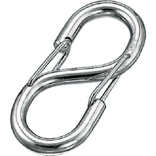 トラスコ中山 Sカンフック ステンレス製 6mm TSCF-6 フック(荷役金具) トラスコ中山 Sカンフック ステンレス製 6mm TSCF-6 フック(荷役金具)