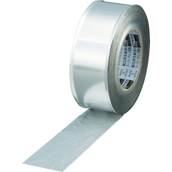 【CAINZ-DASH】トラスコ中山 スーパーアルミ箔粘着テープ　ツヤあり　幅５０ｍｍＸ長さ５０ｍ TRAT50-1【別送品】