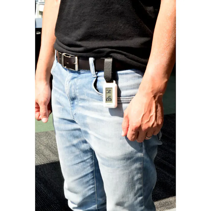 【CAINZ-DASH】トラスコ中山 防滴型ポータブル温湿度計 ウィズモ PTH-DP【別送品】