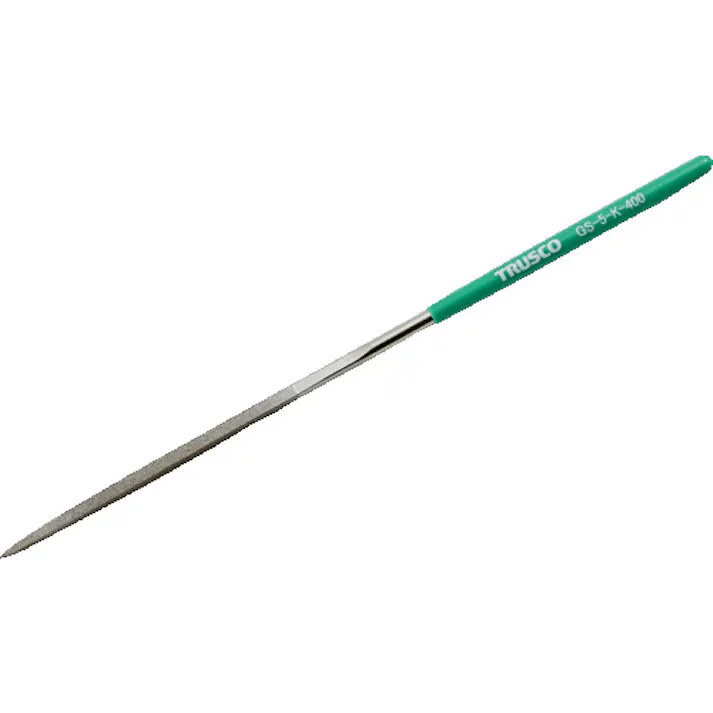 【CAINZ-DASH】トラスコ中山 ダイヤモンドヤスリ 精密用#400 角 1本入 全長200mm(5本組サイズ) GS-5-K-400【別送品】