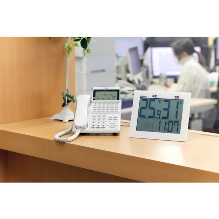 【CAINZ-DASH】トラスコ中山 大画面温湿度計 BTH-220【別送品】