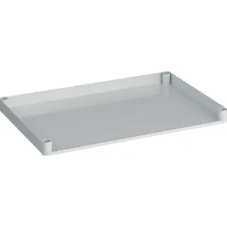 【CAINZ-DASH】トラスコ中山 スチール製ワゴン用三方棚板 ツールワゴン フェニックスワゴン用 W750×D500 ホワイト PEW-75HT-W【別送品】