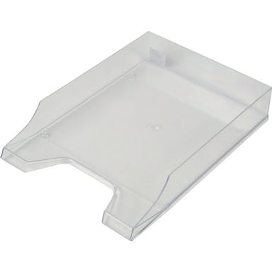 【CAINZ-DASH】トラスコ中山 Ａ４レタートレー　Ｗ２５７ＸＤ３５０ＸＨ６５　透明【別送品】