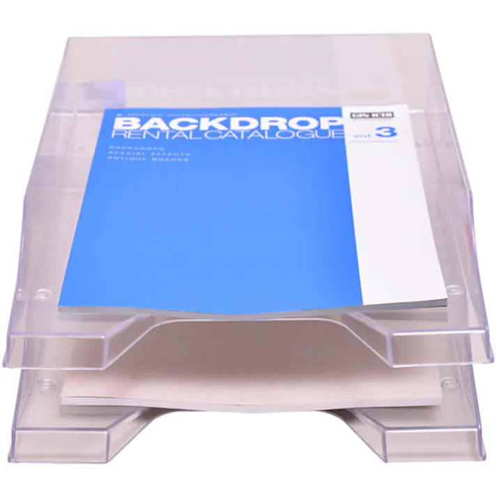 【CAINZ-DASH】トラスコ中山 A4レタートレー W257XD350XH65 透明 LTA4-TM【別送品】