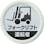 【CAINZ-DASH】トラスコ中山 役職表示名札　「フォークリフト運転者」　４５φ　安全ピンクリップ両用 TPNP-452【別送品】