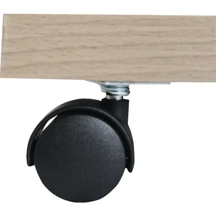 【CAINZ-DASH】トラスコ中山 プレート式双輪キャスター ナイロン車輪 自在 Φ50 TPW-50【別送品】