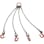 【CAINZ-DASH】トラスコ中山 ４本吊りアルミロックスリング　フック付き　１２ｍｍＸ２ｍ TWEL-4P-12S2【別送品】