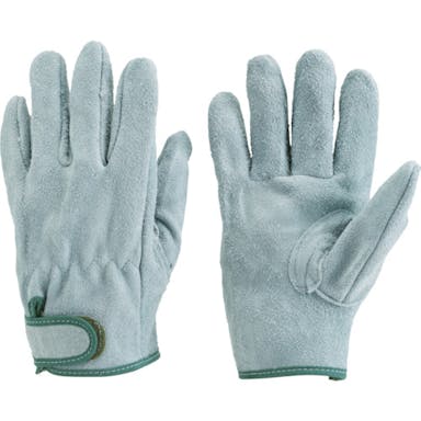 【CAINZ-DASH】トラスコ中山 オイル加工革手袋　マジック式　Ｌサイズ TYK-717PW-L【別送品】