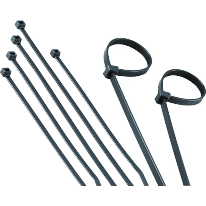 【CAINZ-DASH】トラスコ中山 ナイロン結束バンド耐候性タイプ幅4.8mm長さ188mm 100本 TRJ200B【別送品】