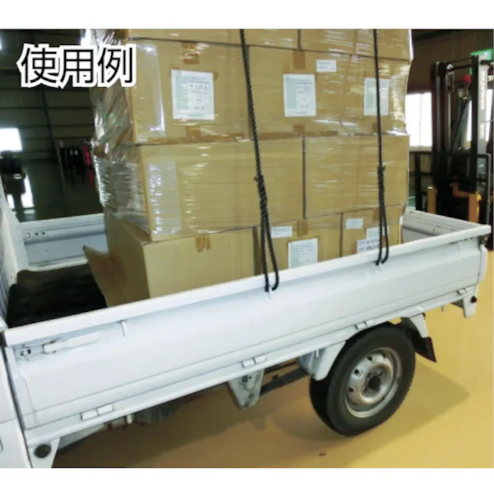 【CAINZ-DASH】トラスコ中山 台付ポリプロピレンロープ 線径12mmX長さ3m TPP-123【別送品】