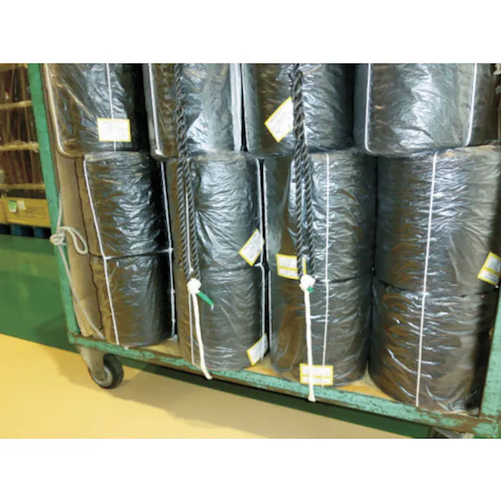 【CAINZ-DASH】トラスコ中山 台付ポリプロピレンロープ 線径12mmX長さ3m TPP-123【別送品】