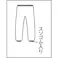【CAINZ-DASH】トラスコ中山 不織布使い捨て保護服ズボン 3Lサイズ TPC-Z-3L【別送品】