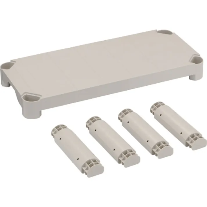 【CAINZ-DASH】トラスコ中山 プラ棚用 棚板セット軽量型 脚付 800X350 TPT-234S【別送品】