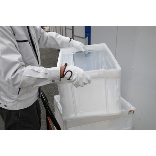 CAINZ-DASH】トラスコ中山 マジック式手袋豚本革製 LLサイズ