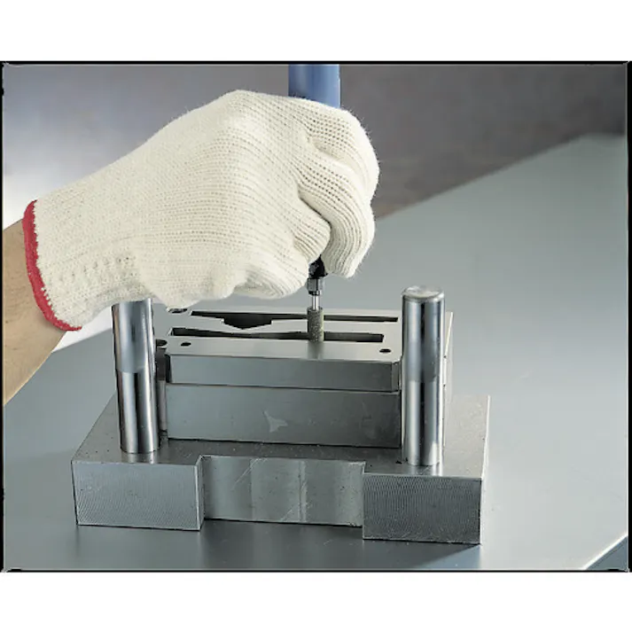 【CAINZ-DASH】トラスコ中山 ゴム軸付砥石 Φ20X幅25X軸6 #220 5本入 KI2220F【別送品】