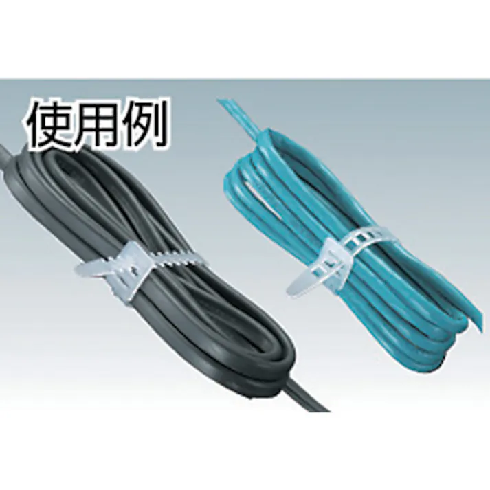 【CAINZ-DASH】トラスコ中山 コードストラップ幅9mmX長さ140mm最大結束φ38.0 黒 PCT-140BK【別送品】