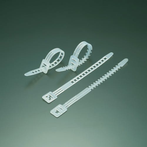 【CAINZ-DASH】トラスコ中山 コードストラップ　幅９ｍｍＸ長さ１６０ｍｍ最大結束φ４５黒１００本 WL-160BK【別送品】