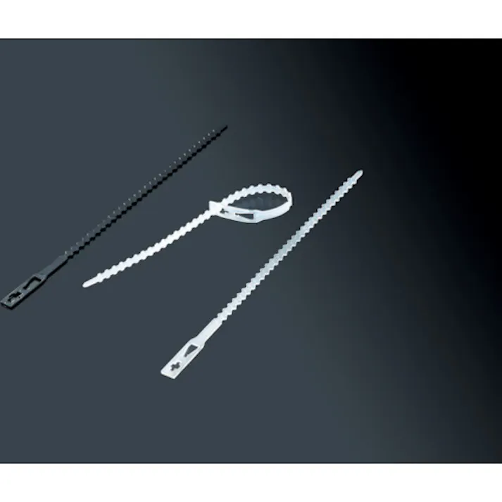 【CAINZ-DASH】トラスコ中山 コードストラップ 幅6mm×長さ230mm 最大結束φ50 100本 黒 WLT-230BK【別送品】