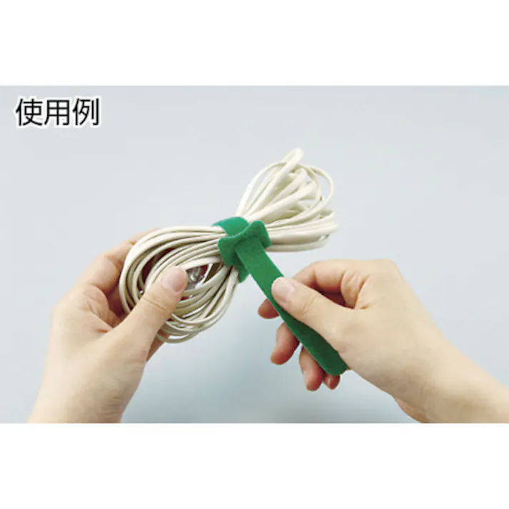 【CAINZ-DASH】トラスコ中山 マジックケーブルタイ 幅16mmX長さ310mm緑 (20本入) TRMGT-310GN【別送品】