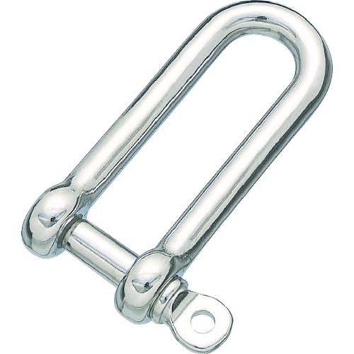 トラスコ中山 ロングシャックル ステンレス製 D寸法4mm (1個=1袋) TLNS-4 シャックル(シャックル) トラスコ中山 ロングシャックル ステンレス製 D寸法4mm (1個=1袋) TLNS-4 シャックル(シャックル)
