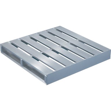 【CAINZ-DASH】トラスコ中山 アルミパレット片面二方差型　１２００Ｘ１２００Ｘ１４０【別送品】