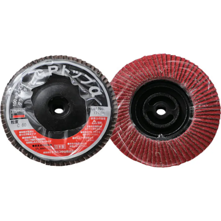 【CAINZ-DASH】トラスコ中山 GPトップα ねじ込み式 セラミック 100Φ 60#(10枚入) GP100ALC-60【別送品】