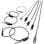 【CAINZ-DASH】トラスコ中山 ダブルヘッドノットタイ　幅２．０ｍｍＸ１４５ｍｍ最大結束φ３５黒 TRKTV-145EBK【別送品】