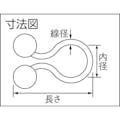 【CAINZ-DASH】トラスコ中山 ツイストタイ　結束可能径４．４ｍｍ～７．０ｍｍ　１００個入 TT-05【別送品】